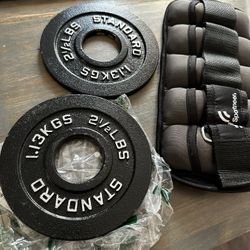New Plate Weights And Adjustable Weights Wrist N Ankle Weights 