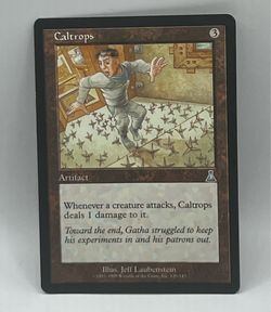 MTG Urza’s Destiny Caltrops Artifact Card