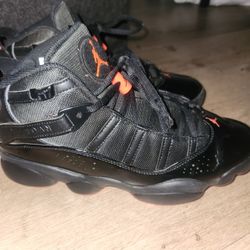 Nike Air Jordan 6 Rings Shoes Black Men's