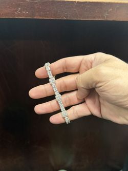Baguette Diamond Tennis Bracelet