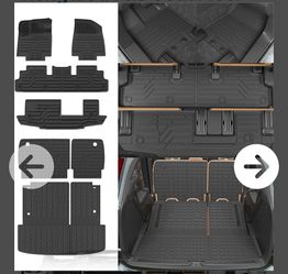 Rongtaod 7&8 Seat Floor Mats for Pathfinder