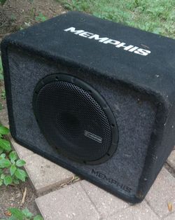 Memphis PRXE10S2 10" 250W 2-Ohm Enclosed Sub