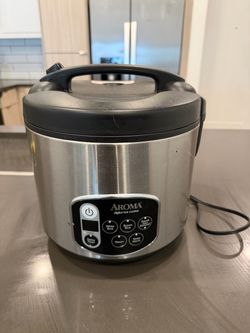 Aroma Digital Rice Cooker Stainless Steel