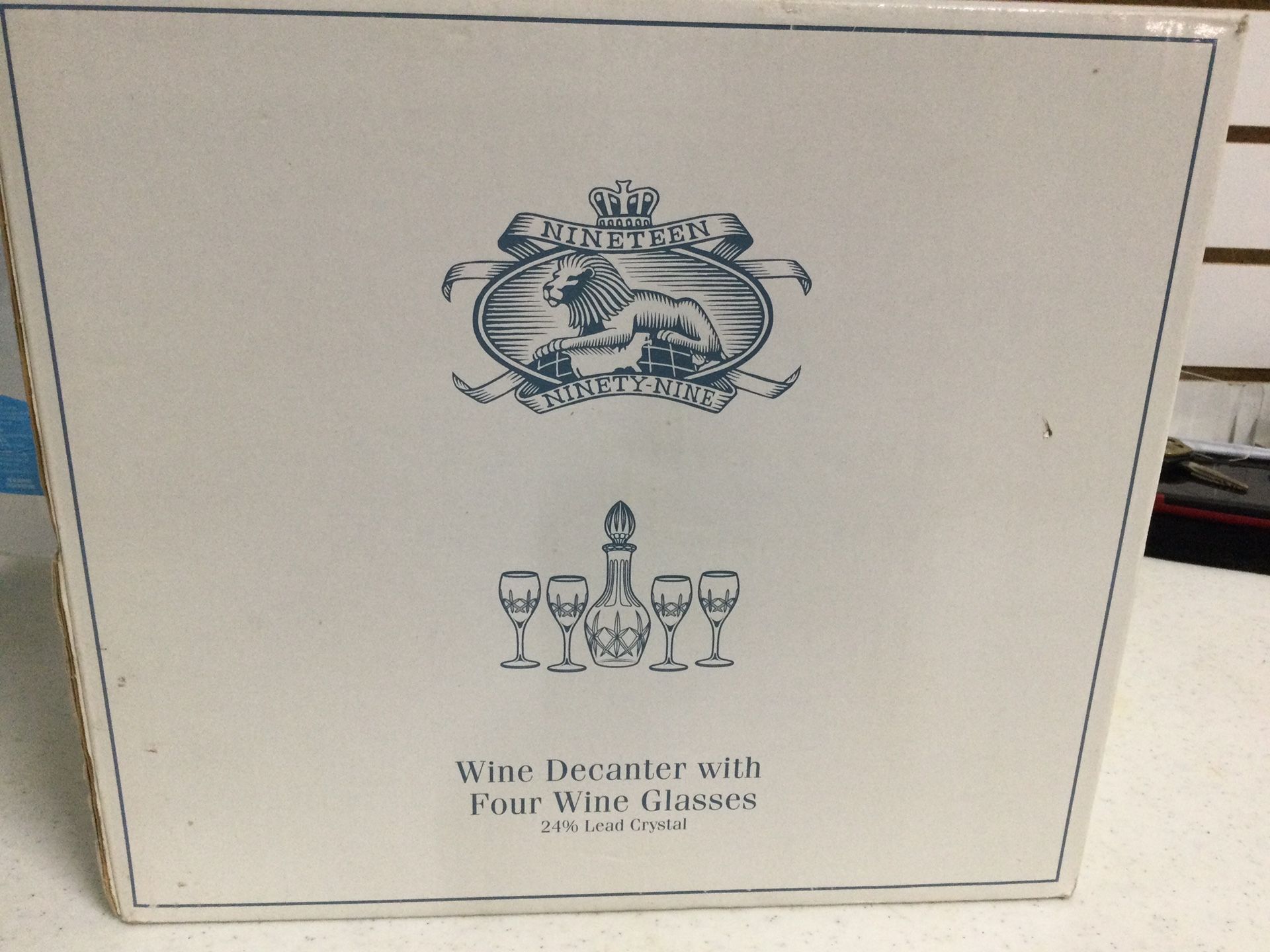 Royal Gallery  Collections Crystal Wine Decanter  Set