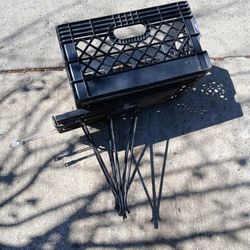 rack with plastic box for bicycle deliveries bike installation required $30