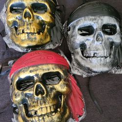 Halloween Skull Mask One Size.