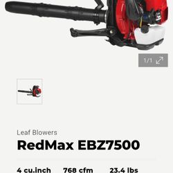 Echo Gas Powered Leaf Blower Ebz7500