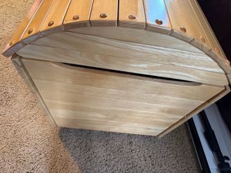 Wooden Treasure Chest Toy Box