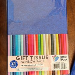 Colored Tissue Paper for Birthdays, Holidays, and All Occasions