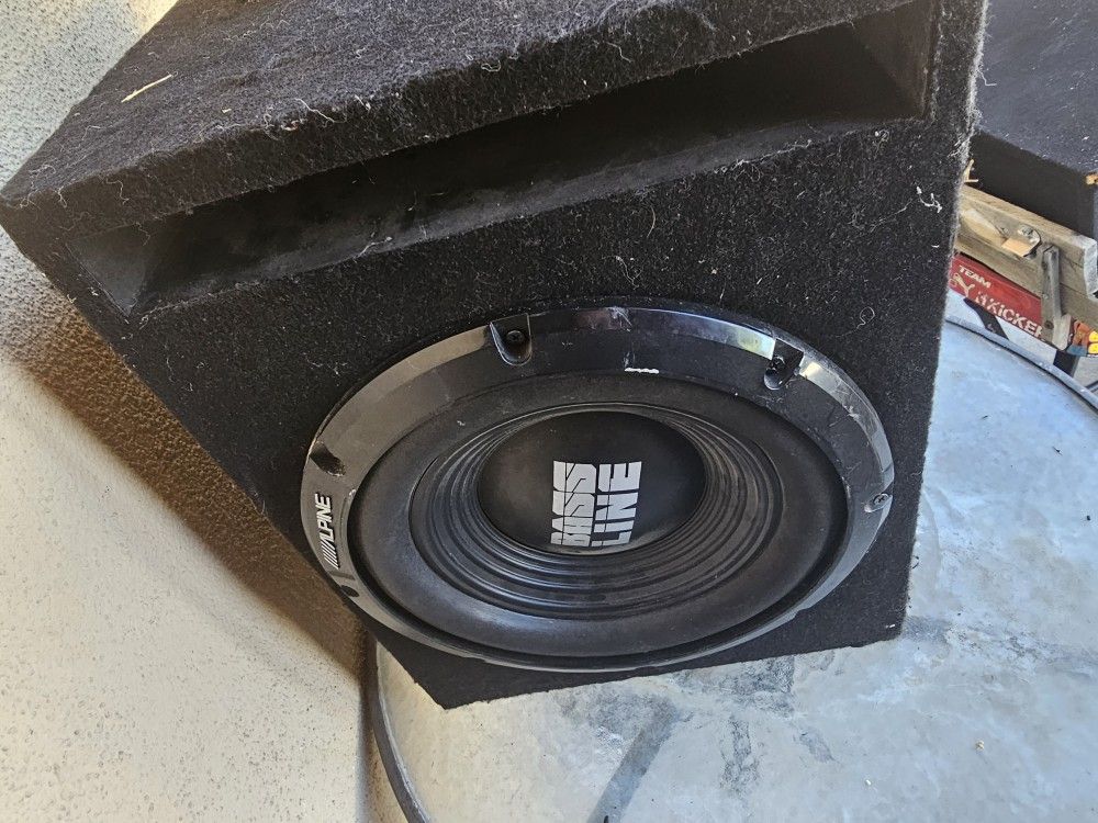 ALPINE 12"inch With 1500watt Planet Audio Amplifier