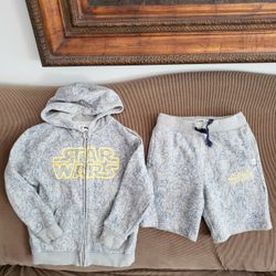 GAP Kids STAR WARS JACKET AND SHORTS size 6, 7, 8, 9