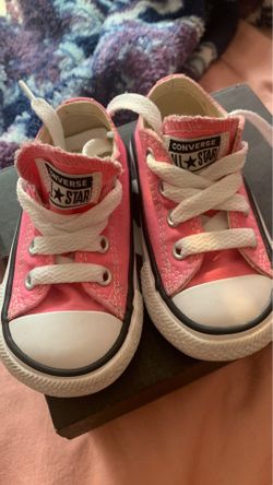 Pink girl converse