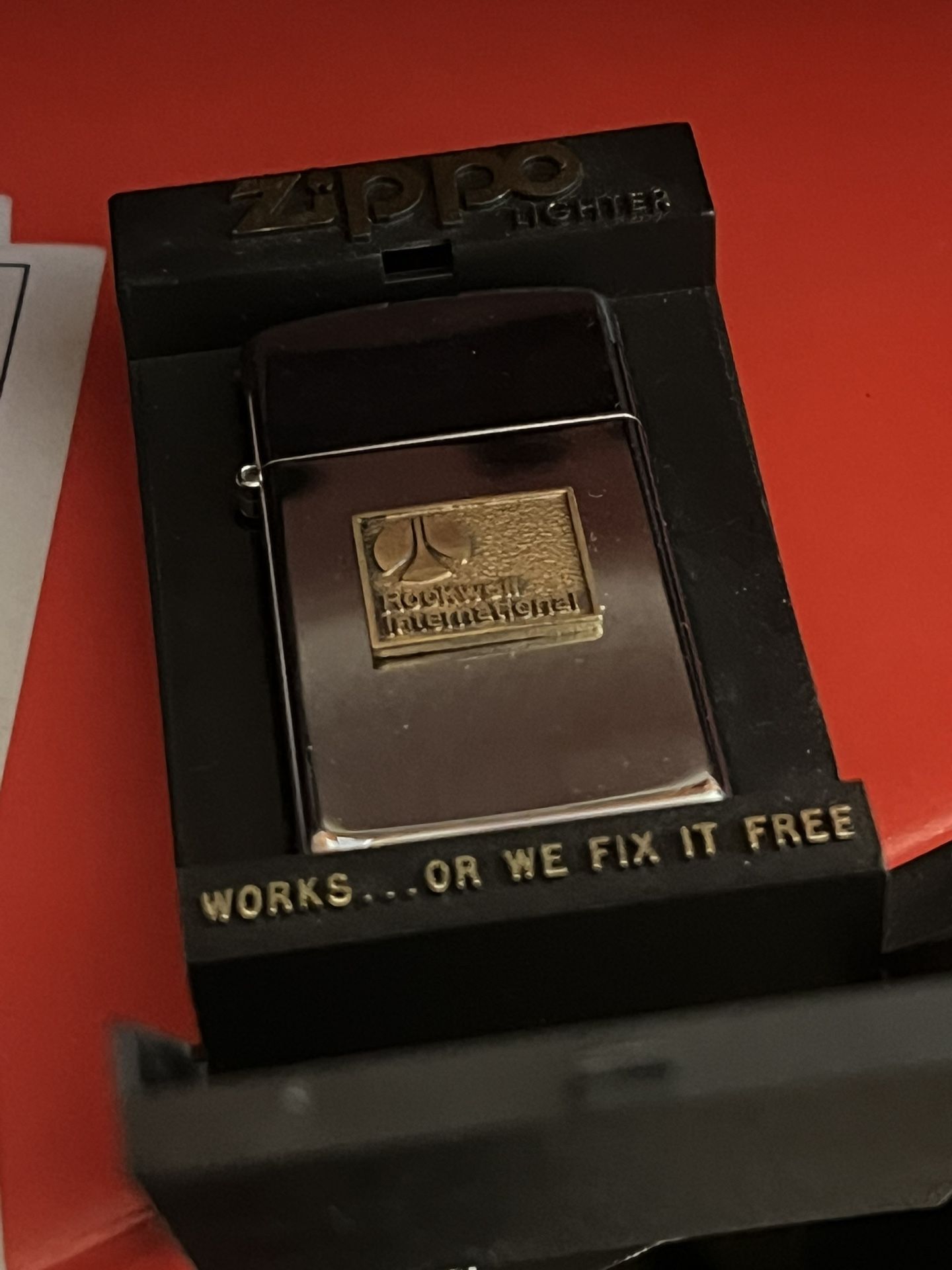 Rockwell International, Zippo Lighter ! Like New