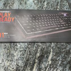 NOHI LED Keyboard Play Ready Cyberpower PC Wired Gaming KB-161-306 Brand New