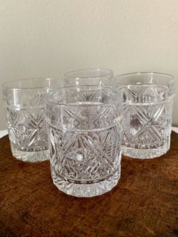 Cocktail Glasses Or Old Fashioned Drink Glasses Set of 4 Oxford Bohemia Poltar 300 ml Skalarne