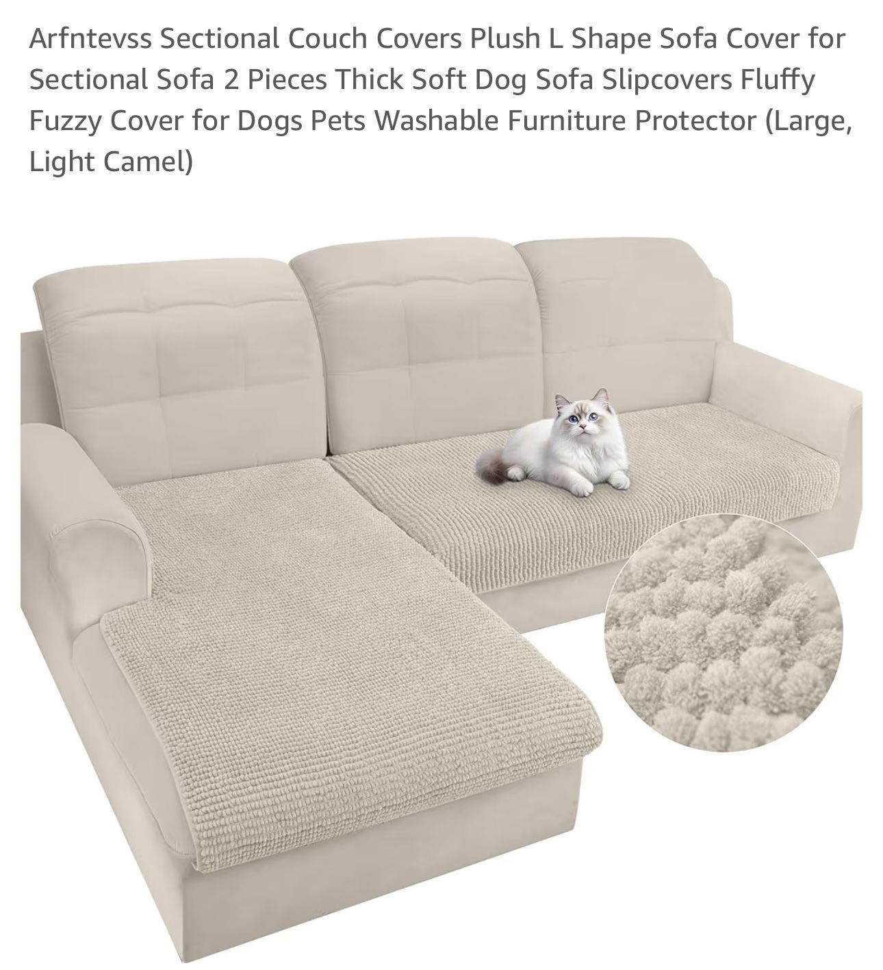 2 Piece Couch Cover