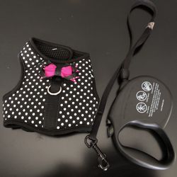 XXS NEW Dog Harness And Leash