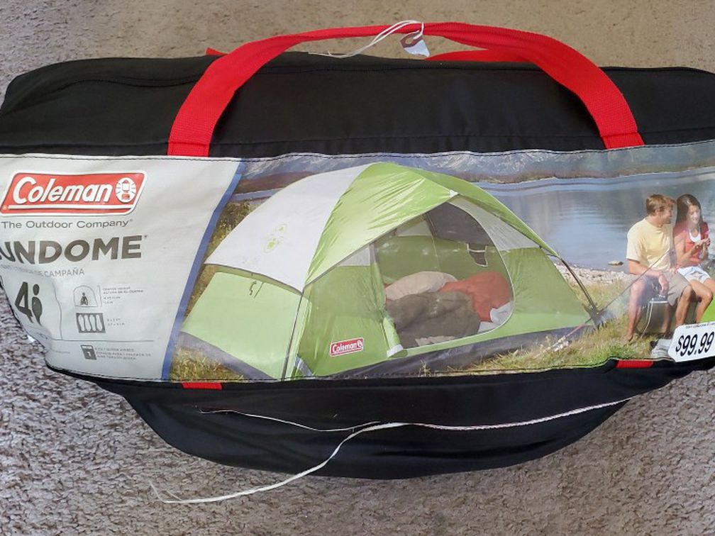 Coleman 4 Person Camping Sundome tent