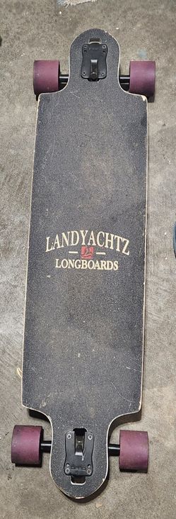 Landyachtz 43 in dropped longboard bones ceramic bearings Silicon Nitride Si3N4 bear trucks 
