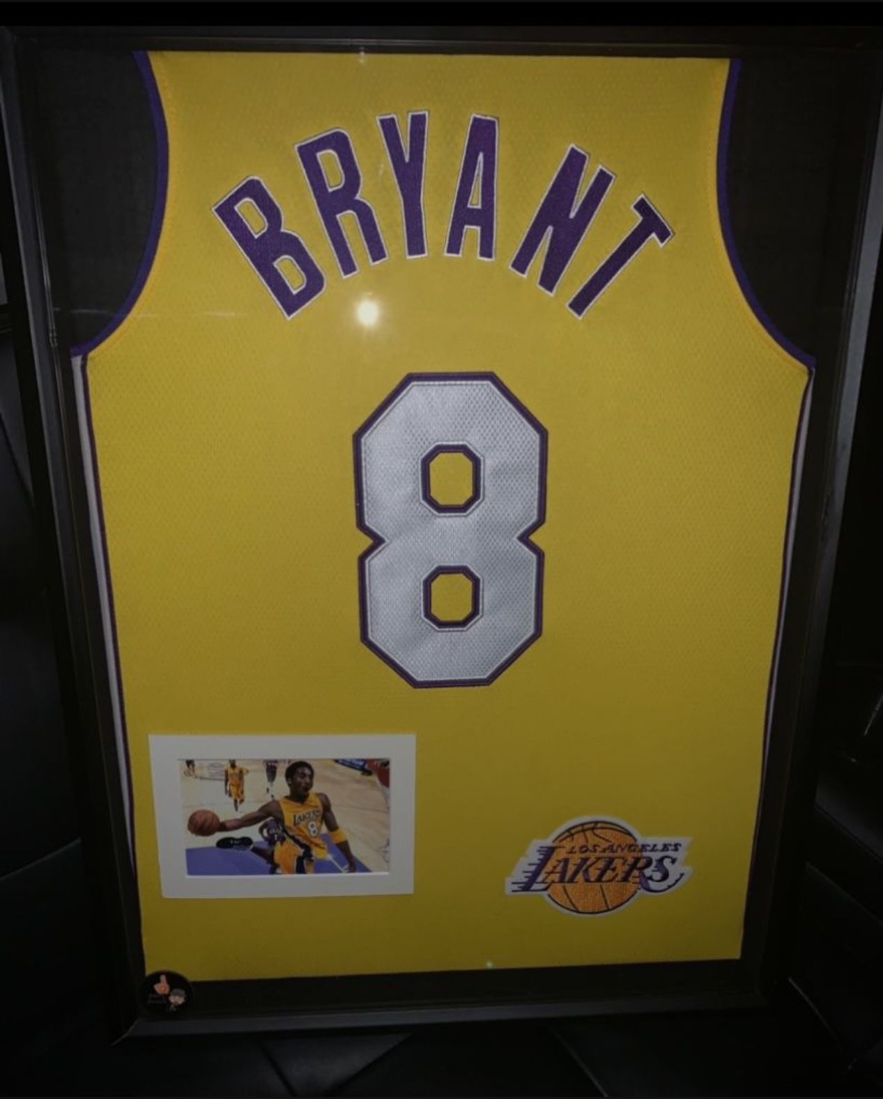 Kobe Bryant #8 Framed Jersey
