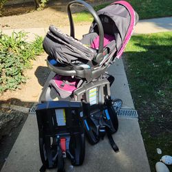 Graco Stroller & Car Seat Combo w/ 2 Bases for Infant Baby Toddler