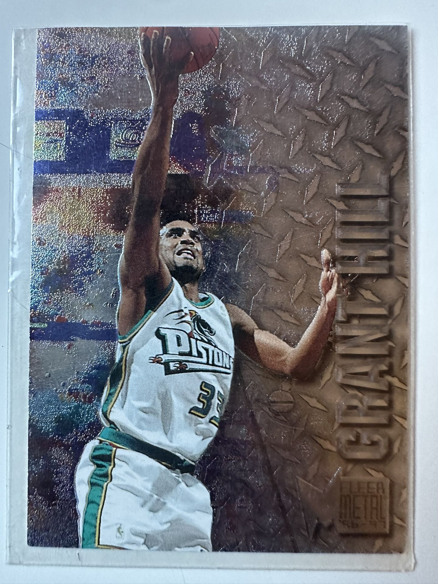 GRANT HILL 1996-97 Fleer Metal #168 Detroit Pistons