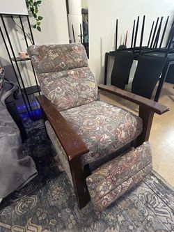 Lounge Chair - Floral Print