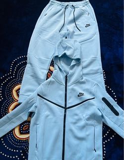Nike Tech Fleece Tracksuit Set Light Blue