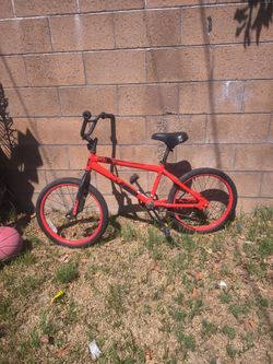 Red kids bike 20 inch