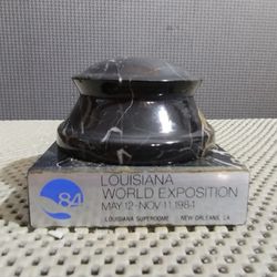 1984 Louisiana World Exposition Marble Paperweight