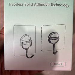 Adhesive Hook 10 Pack 