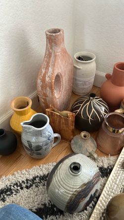 Vases (varies shapes & sizes)