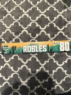 Domingo Robles Oakland Athletics Locker Room Name Plate Authentic