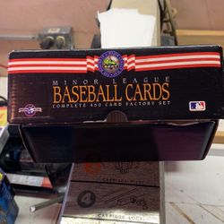 Minor League Baseball Cards MINT CONDITION