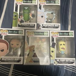 Rick And Morty Funko Pops(can Buy Separate)