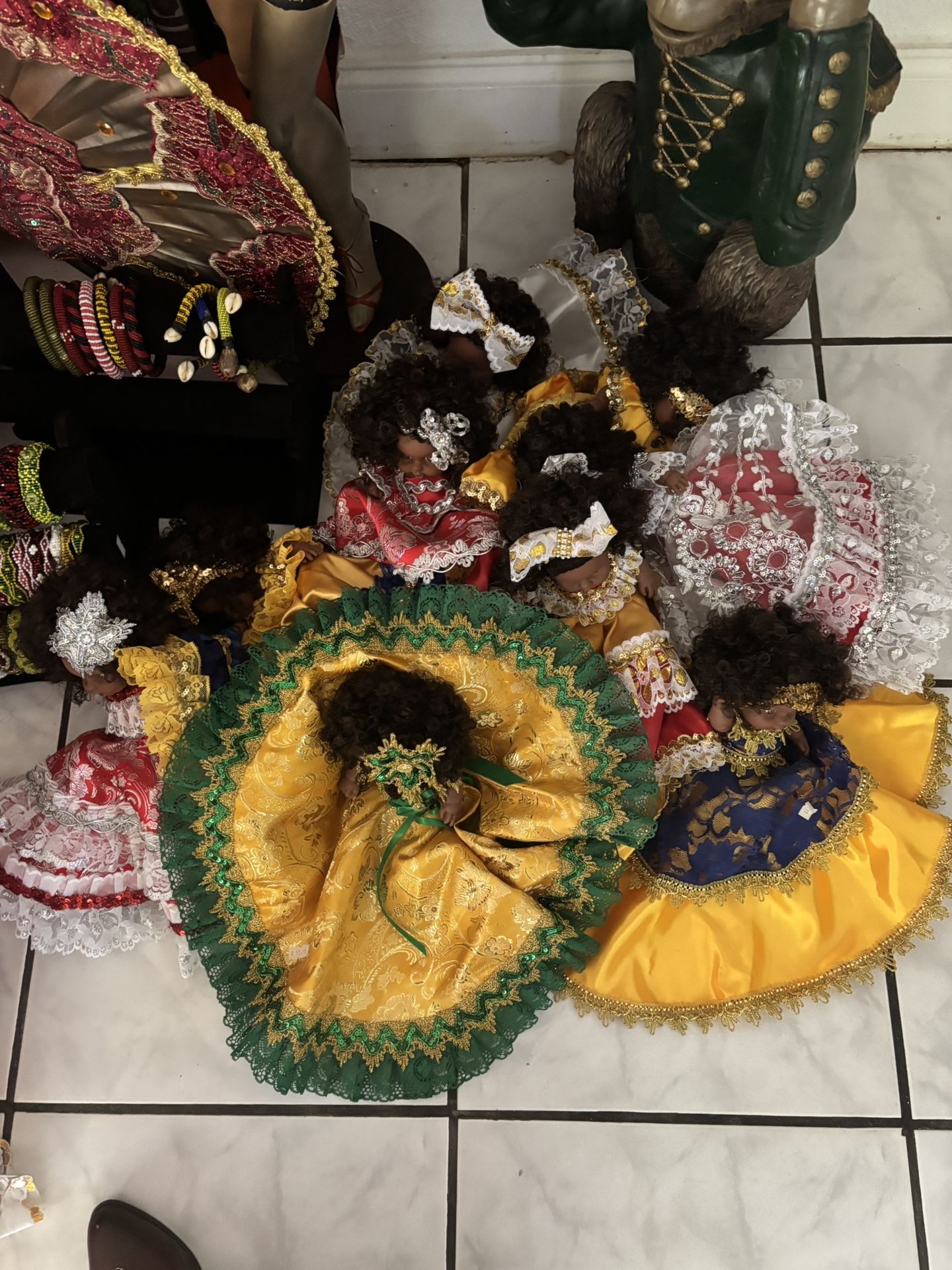 Lot Of 8 Religious Dolls