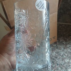 2 Princess House Fantasia Glass Cups