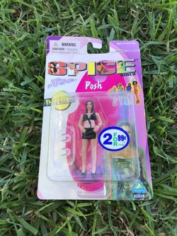 Vintage Toymax Spice Girls Girl Power Posh Spice 3” Figure Toy Pop Music Collection 1998 Spice Girls Doll Figurine 3 Inch 62019