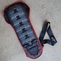 Motorcycle Spine Protector, with snaps for inside jacket.