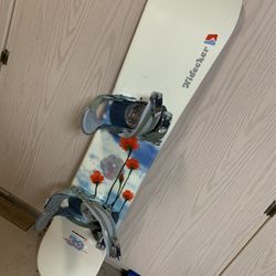 Nidecker Elle 39 Snowboard With Ride Bindings