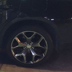 Dodge Challenger Gunmetal Wheels 20 Inches RIms And Tires 