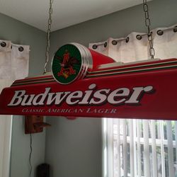 45 inch Budweiser Pool Table Light 90's Style