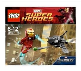 Lego Super Heroes #30167 - Iron Man vs Fighting Drone Marvel Minifigure. NEW SEALED