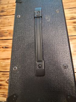 Black Tolex Guitar Amplifier Cabinet