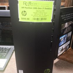 HP Pavilion 10th Gen i7 Desktop