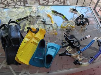 Under water snorkel gear.