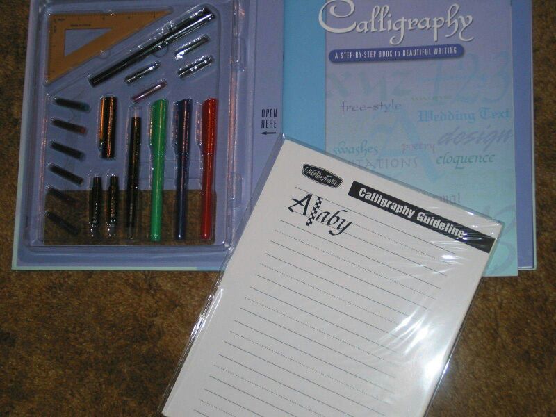 This complete kit includes a 32-project book that covers the basics--such as pen styles, angles, and hand positions; letter heights and spacing