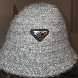 Prada GREY WOOL FIDROA HAT