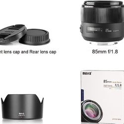 Meike 85 mm Lens Black