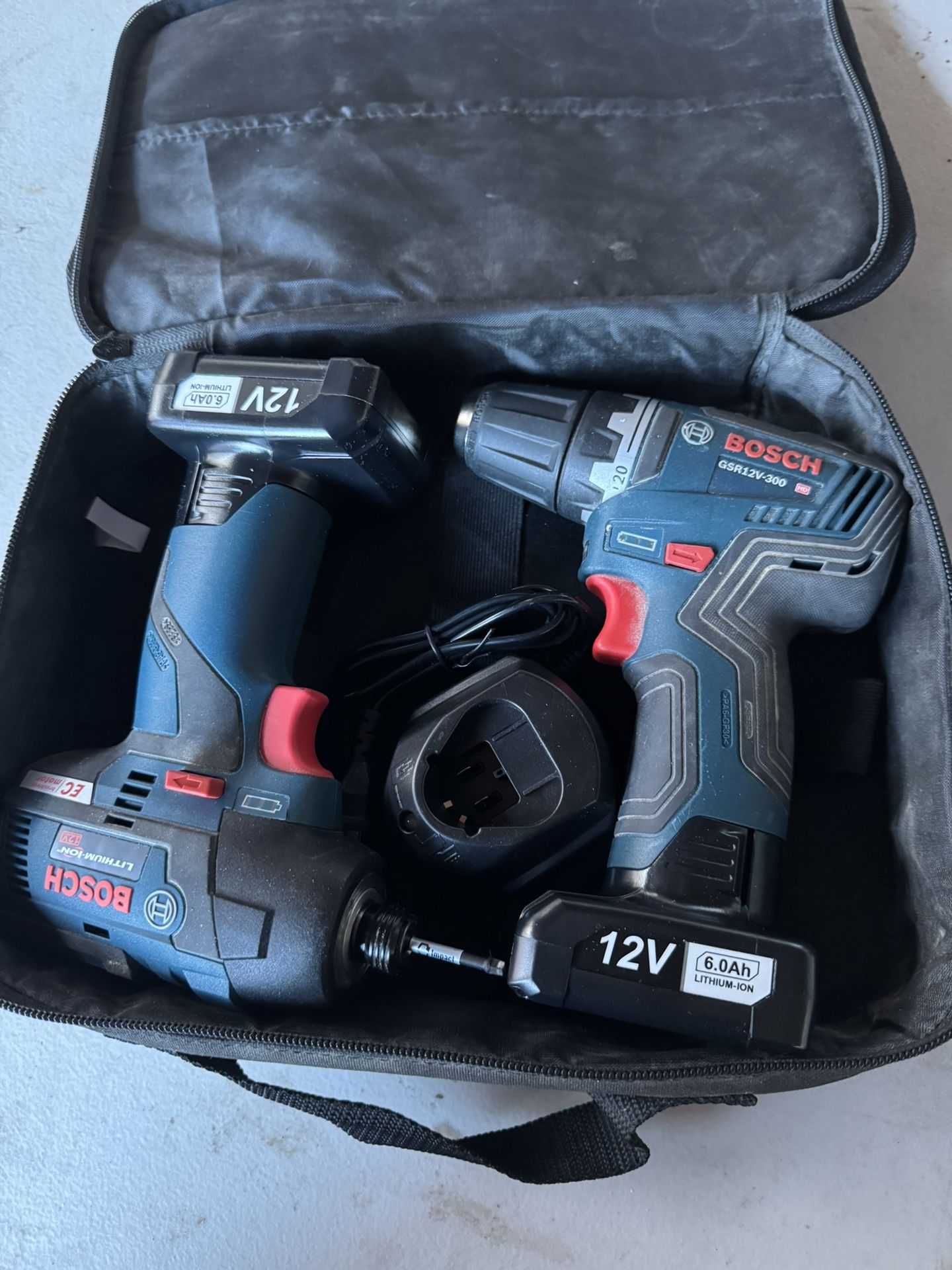 12V Bosch Drill Set 